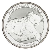 2012 Australian Silver 1oz Koala (BU Condition) KM# 1840 - €81,48 EUR