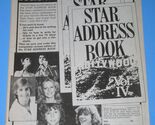 Tiger Beat Star Magazine Photo Clipping Vintage 1979 Star Address Book - $14.99