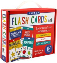 Flash Cards Value Pack - Set of 4 (Alphabet, First Words, Numbers, Color... - $11.11