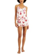 allbrand365 designer Womens Lace Trim Cami &amp; Shorts Sleep Set Floral Size XXL - £33.12 GBP