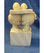 Enesco Precious Moments Our First Christmas Together Music Box We Wish Y... - $33.65