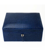 The &quot; Airflow&quot; cigar humidor -Indigo Croco Pattern 30 / 40 ct USA - $11,819.67 MXN