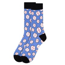 Men&#39;s Baseball  Socks Blue Black Gift for Him Sports Socks - $13.85