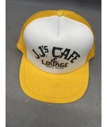 Vintage J.J.&#39;s Cafe Lounge SnapBack Trucker Hat Cap Shell Rock Iowa Bar ... - $18.13