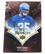 OWEN SCHMITT 2008 Upper Deck Icons 430/750 #176 Rookie RC - $1.57