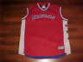 Majestic NBA Hardwood Classics Philadelphia Sixers Red Jersey 3XL Free shipping - £47.70 GBP