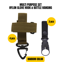 Set Multi Purpose Gloves Rope Holder &amp; Bottle Hanging Buckle Clip - (4 +... - $31.79