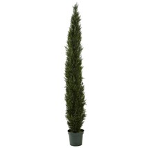 Nearly Natural Cedar Pine Artificial Tree 8ft Green - £184.81 GBP