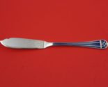 Talisman Blue by Christofle Silverplate Fish Knife Flat Handle 7 7/8&quot; He... - £179.66 GBP