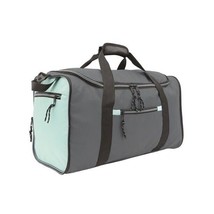 Protege™ ~ 20&quot; Collapsible Duffel Bag ~ Tote ~ Gray/Mint Color ~ 20&quot; x 10&quot; x 11&quot; - £18.09 GBP