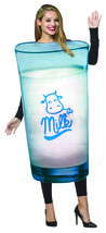 Adult Get Real Milk Costume White - £87.39 GBP