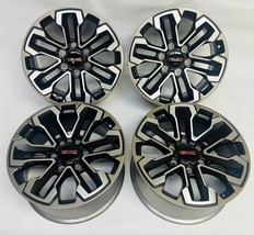 Set 4 New 18&quot; OEM GMC Sierra Yukon Denali Satin Graphite Wheels 84040796 - £774.60 GBP