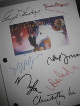 The Last Unicorn Signed Movie Film Script Screenplay 1982 X7 Autograph Jeff Brid - £15.97 GBP
