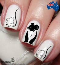 Cute Koala Nail Art Decal Sticker Water Transfer Slider - £3.66 GBP