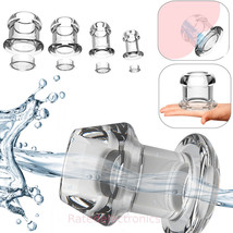 Clear Hollow Anal Spreader Butt Plug Dildo Speculum Anus Vaginal Sex Toy... - £5.46 GBP