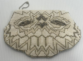 Beaded Purse Vintage Czechoslovakia Glass Beads Clutch Evening Purse Bag... - £17.46 GBP