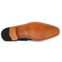 Pannuci Exotic Classic Dress Oxford Shoes Black image 5