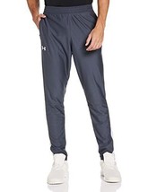 Under Armour Men&#39;s Sportstyle Pique Tapered Track Pants Stealth Gray/Whi... - £31.21 GBP