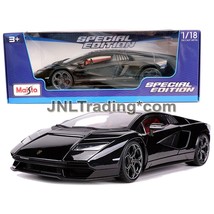 Maisto Special Edition 1:18 Die Cast Car - Black Lamborghini Countach Lpi 800-4 - $54.99
