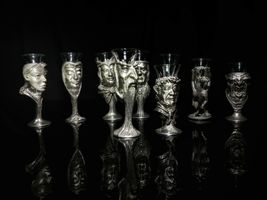 Royal Selangor Lord of the Rings Shot Glasses Set of 9 image 3