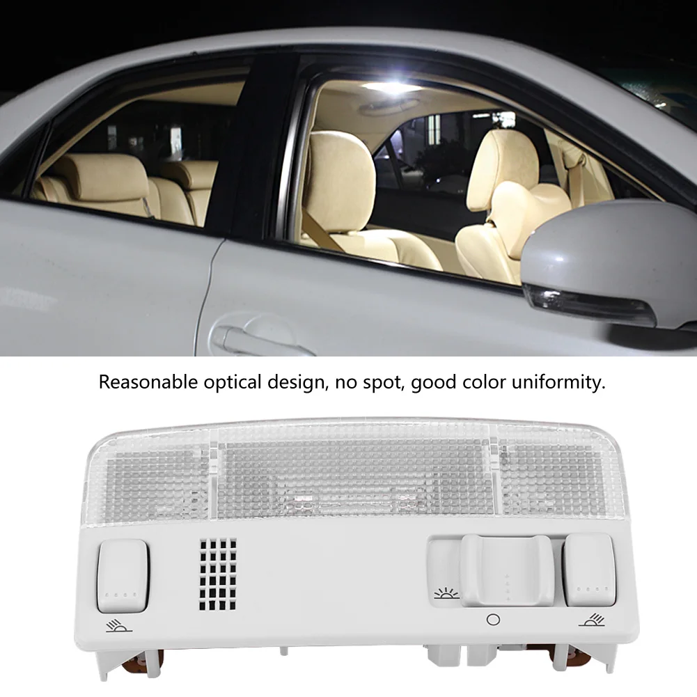 Car Interior Reading Light Dome Lamp For  Golf MK4 Bora Passat Skoda Gray - £33.72 GBP