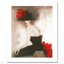 Julia G. &quot; Lady in the Park&quot; hand-embellished Limited Edition Giclee on Paper - £194.62 GBP