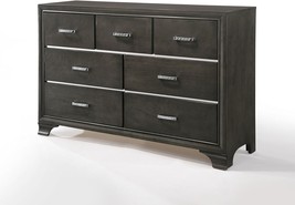 Dresser, Charcoal, Carine Ii By Acme Furniture. - £467.99 GBP