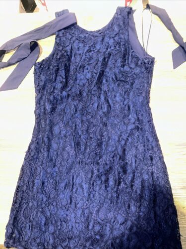 Sam Edelman Dress Womens Size 4 Blue Lace Midi. NWT. 7 - $24.74