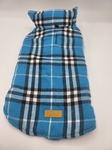 Kuoser Warm Dog Jacket Blue British Style Reversible Dog Coat Waterproof - Small - £13.47 GBP