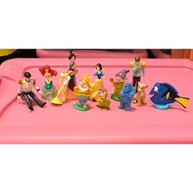 Disney 12 Small Figures Lot Snow White Ariel Milan Nemo Scully Dwarfs - €11,11 EUR