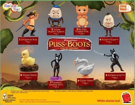 2011 Mcdonald Pussy In Boots Complete Set - $78.62