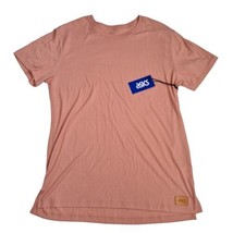  ASICS Men Peach Premium Tee Short Sleeve Casual Sport AT16013 T shirt S... - $20.00