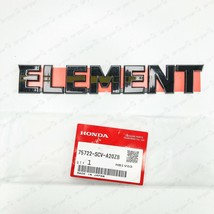 GENUINE HONDA 07-08 ELEMENT NAMEPLATE &quot;ELEMENT&quot; BADGE BLACK  75722-SCV-A... - $755.69 MXN