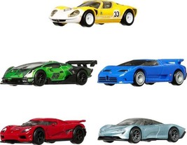 Hot Wheels Premium Car Culture Exotic Envy Container 5 Pack Container Se... - £20.12 GBP