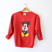 Vintage Kids Walt Disney Mickey Sweatshirt Large - £28.76 GBP
