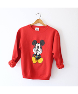 Vintage Kids Walt Disney Mickey Sweatshirt Large - £28.88 GBP