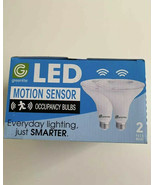 Greenlite White LED Motion Sensor 2 Pack 13W  Light Security Bulbs Out /Inside - $33.95 CAD