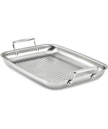 All-Clad Outdoor Stainless Steel Roaster 15x11 Inch Oven Broiler Safe 700F - $84.18 CAD