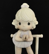 Precious Moments 6&quot; Ballerina Figurine Lord Keep Me On My Toes 1985 Vintage - £7.51 GBP