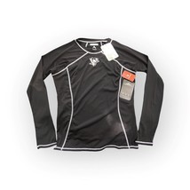 Pittsburgh Penguins Shirt Womens Size M Black Logo Long Sleeve - $19.79