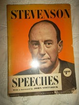 Stevenson Speeches / First Edition 1952 - Forward by John Steinbeck - £17.77 GBP