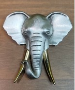 Jonette Jewelry (JJ) Vintage Pewter and Gold Toned African Elephant Pin ... - $722.42 MXN