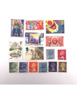 Britain Vintage Cancelled Stamps Lot International Europe - £9.88 GBP