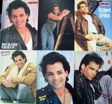 Richard Grieco ~ 11 Color And B&amp;W Articles, PIN-UPS From 1989-1991 ~ Clippings - £6.56 GBP