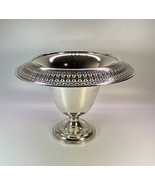 Antique Sterling Silver Pedestal Bowl 565 Grams NOT WEIGHTED Jennings Si... - $407.66