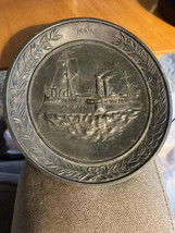 Remember the Maine B lack Embossed Plate - Very Rare! - £43.96 GBP