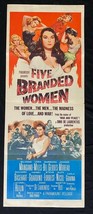 Five Branded Women Insert Movie Poster 1960 Good Girl Art - $82.69