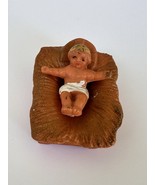 Vintage Plastic Baby Jesus Figurine From France, Antique Style Nativity - $359.86 MXN