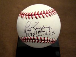 Pat Zachry 1976 CO-ROY Wsc Cincinnati Reds Mets Signed Auto Oml Baseball Jsa - £94.95 GBP