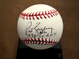 PAT ZACHRY 1976 CO-ROY WSC CINCINNATI REDS METS SIGNED AUTO OML BASEBALL... - £94.95 GBP